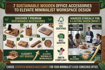 7 Sustainable Wooden Office Accessories to Elevate Minimalist Workspace Design